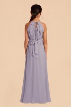 Sienna Junior Dress - Dusty Lilac -Wedding Dress Store dusty lilac sienna junior slit convertible slit bridesmaid dress 04