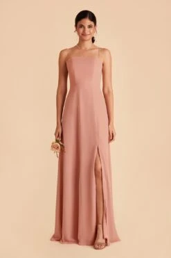 Chris Convertible Chiffon Dress - Dusty Rose 11 Chris Convertible Chiffon Dress - Dusty Rose -Wedding Dress Store dusty rose chris convertible bridesmaid dress 02