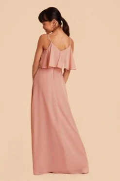 Janie Convertible Junior Dress - Dusty Rose -Wedding Dress Store dusty rose janie junior convertible bridesmaid dress 03