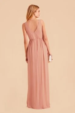 Laurie Empire Dress - Dusty Rose 14 Laurie Empire Dress - Dusty Rose -Wedding Dress Store dusty rose laurie convertible bridesmaid dress 02