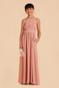 Sienna Junior Dress - Dusty Rose -Wedding Dress Store dusty rose sienna junior convertible bridesmaid dress 02