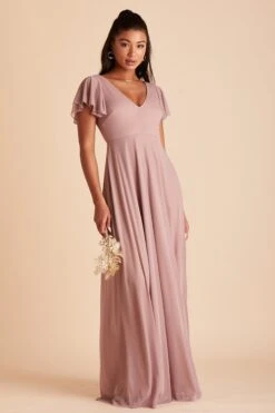 Hannah Dress - Mauve