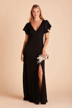 Hannah Crepe Dress - Black -Wedding Dress Store e5b15e9e73f856907e184ff17bd44fbf