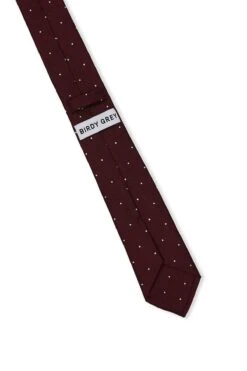 Simon Necktie - Cabernet Dot -Wedding Dress Store ee6df620149bb8f413b567ce0d46afc0