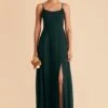 Amy Chiffon Dress - Emerald -Wedding Dress Store emerald amy bridesmaid dress 01