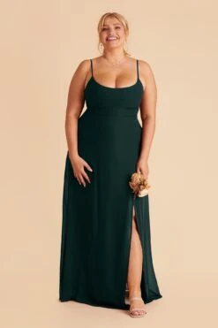 Amy Chiffon Dress - Emerald 15 Amy Chiffon Dress - Emerald -Wedding Dress Store emerald amy plus size bridesmaid dress 01 fa86bac7 5090 44b7 a1e0 b4059137bd59