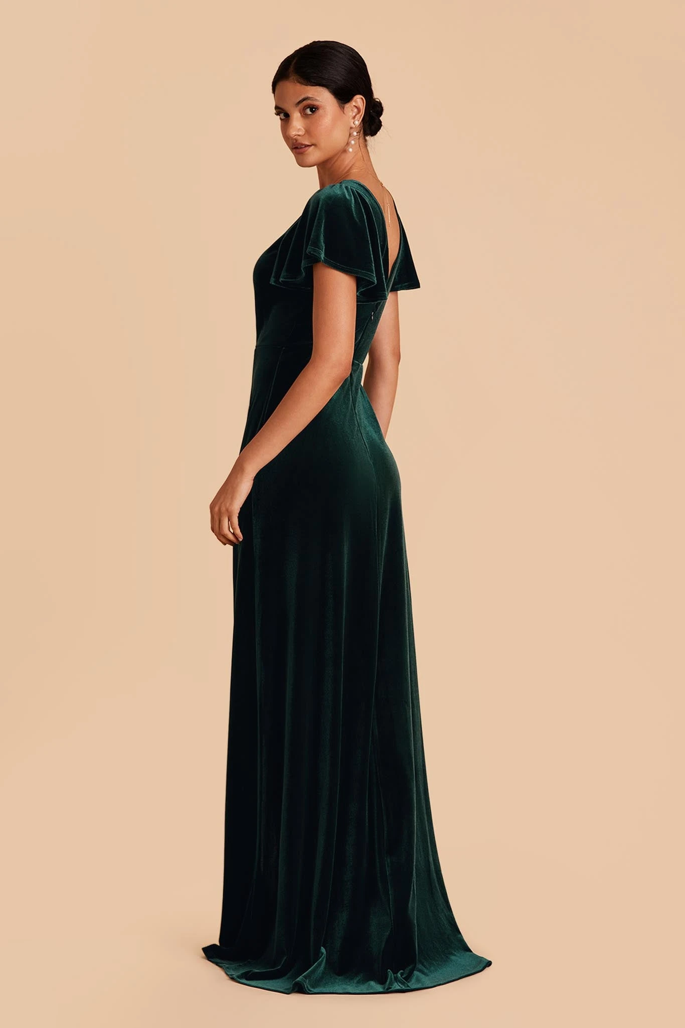 Hannah Velvet Dress - Emerald 6 Hannah Velvet Dress - Emerald - Image 4