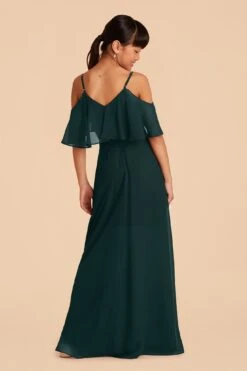 Janie Convertible Junior Dress - Emerald -Wedding Dress Store emerald janie convertible junior bridesmaid dress 05