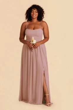 August Convertible Dress - English Rose -Wedding Dress Store english rose august convertible slit plus size bridesmaid dress 02