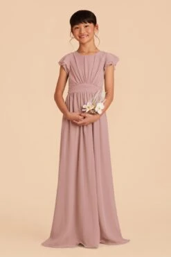 Celine Junior Dress - English Rose 8 Celine Junior Dress - English Rose -Wedding Dress Store english rose celine junior bridesmaid dres 02