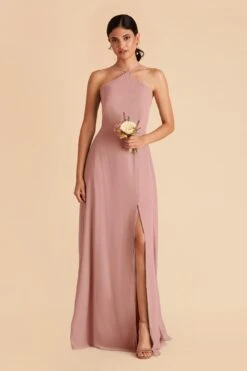 Juliet Chiffon Dress - English Rose