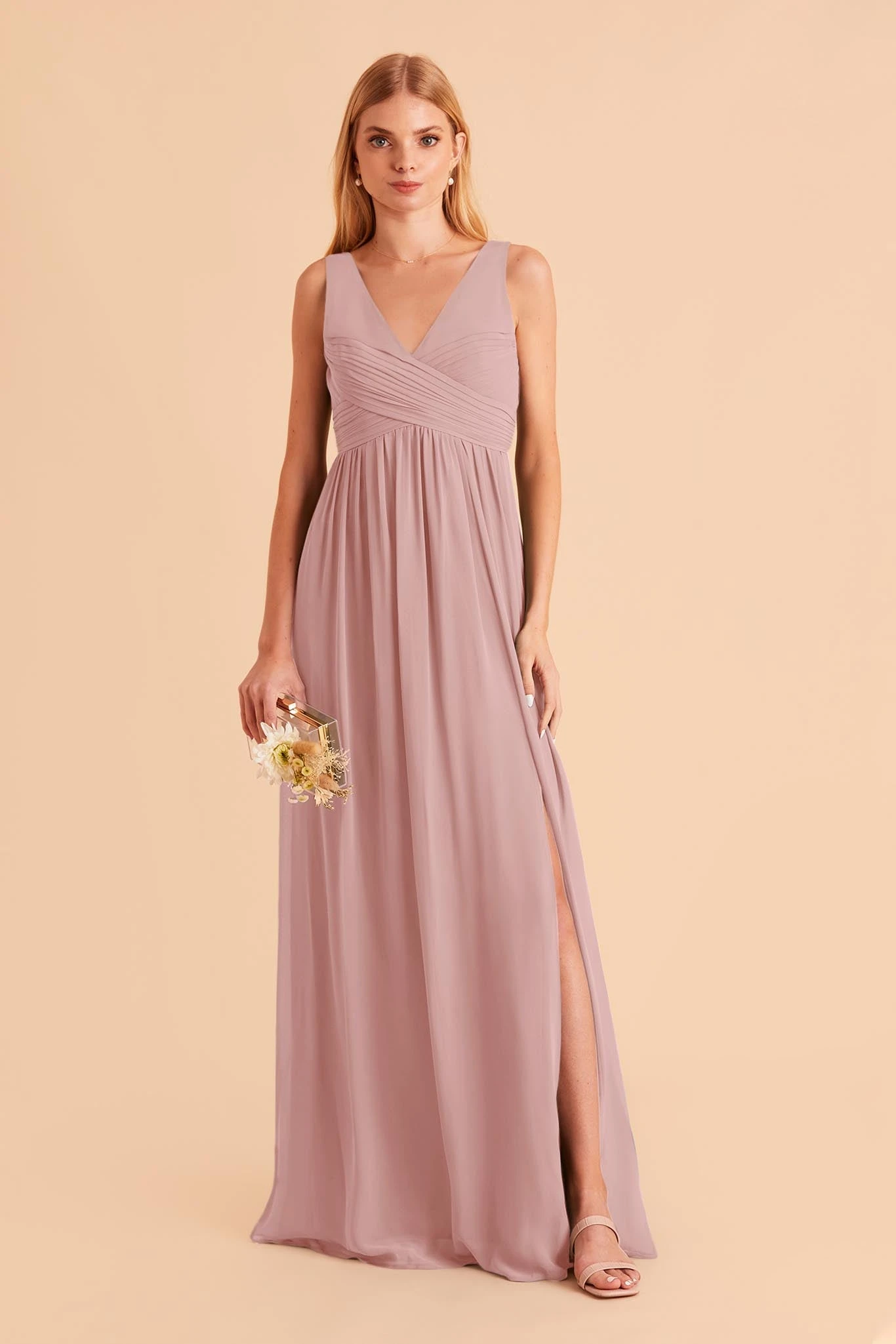 Laurie Empire Dress - English Rose 5 Laurie Empire Dress - English Rose - Image 3