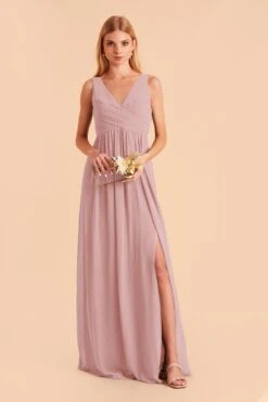 Laurie Empire Dress - English Rose 13 Laurie Empire Dress - English Rose -Wedding Dress Store english rose laurie convertible slit bridesmaid dress 02