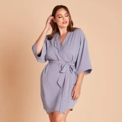 Karen Robe - Dusty Blue -Wedding Dress Store f43568842700979c4fac3ded61db57bc