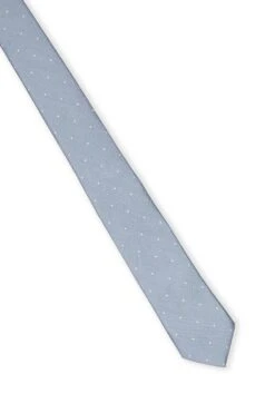 Simon Necktie - Dusty Blue Dot -Wedding Dress Store fdfd2ba1998fb7e70a8e4970d6326818