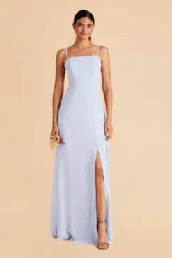 Chris Convertible Chiffon Dress - Ice Blue -Wedding Dress Store ice blue chris convertible bridesmaid dress 02