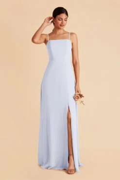 Chris Convertible Chiffon Dress - Ice Blue -Wedding Dress Store ice blue chris convertible bridesmaid dress 03