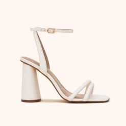 Julia Chunky Heel - Ivory