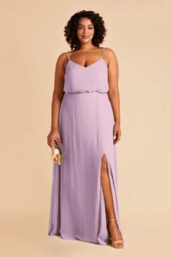 Gwennie Dress - Lavender -Wedding Dress Store lavendar gwennie plus size bridesmaid dress 02