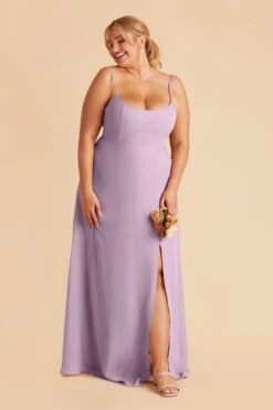 Amy Chiffon Dress - Lavender -Wedding Dress Store lavender amy plus size bridesmaid dress 02 7b2a9ed2 216f 47e0 aadf ef676acd1ca8