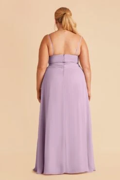 Amy Chiffon Dress - Lavender -Wedding Dress Store lavender amy plus size bridesmaid dress 04 57eea199 b79e 4ae9 a610 036a68ec4df9
