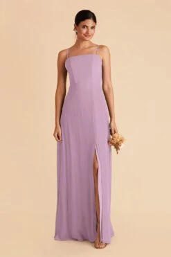 Chris Convertible Chiffon Dress - Lavender