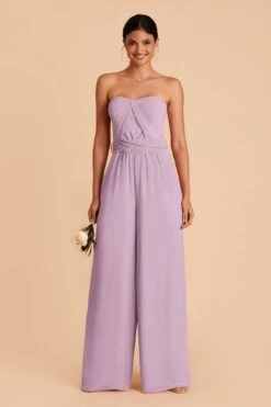 Gigi Convertible Jumpsuit - Lavender -Wedding Dress Store lavender gigi convertible bridesmaid jumpsuit 02 ddd6afe2 15fc 458b b24d 142b6a81e0da