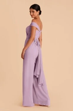 Gigi Convertible Jumpsuit - Lavender -Wedding Dress Store lavender gigi convertible bridesmaid jumpsuit 04 a4da4c99 8201 4508 991a 55d5632a2cb0