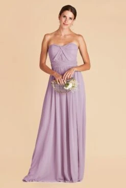 Grace Convertible Dress - Lavender -Wedding Dress Store lavender grace convertible bridesmaid dress 01