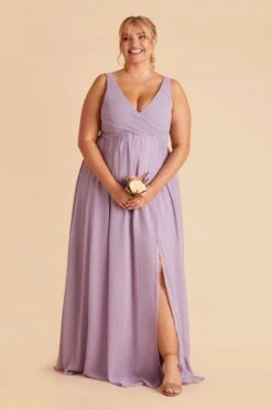 Laurie Empire Dress - Lavender -Wedding Dress Store lavender laurie plus size bridesmaid dress 08 3a20dc30 1e9a 49cd a6f0 438ca7e8e9f6