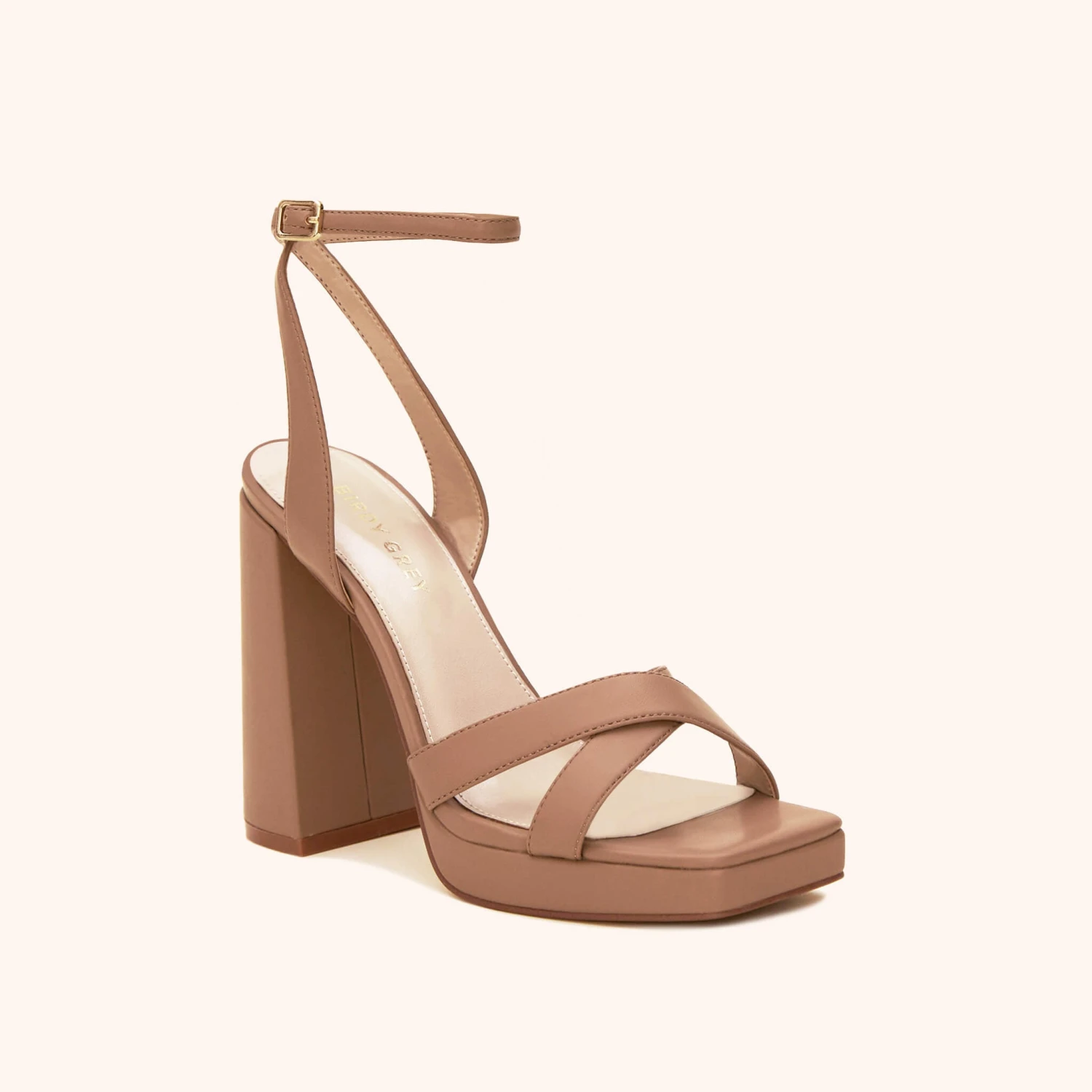 Ryanne Platform Heel - Mocha 5 Ryanne Platform Heel - Mocha - Image 3