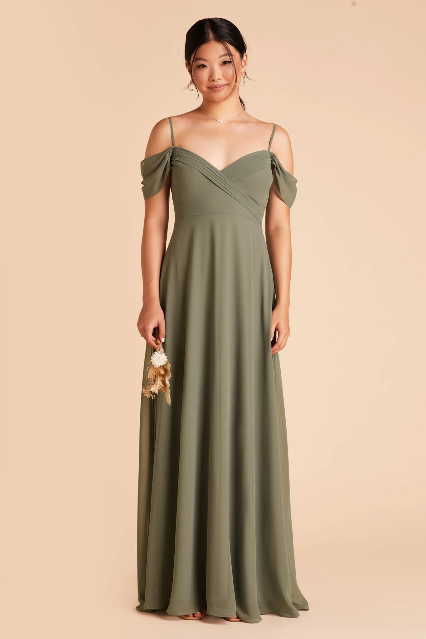 Spence Convertible Dress - Moss Green 6 Spence Convertible Dress - Moss Green - Image 4