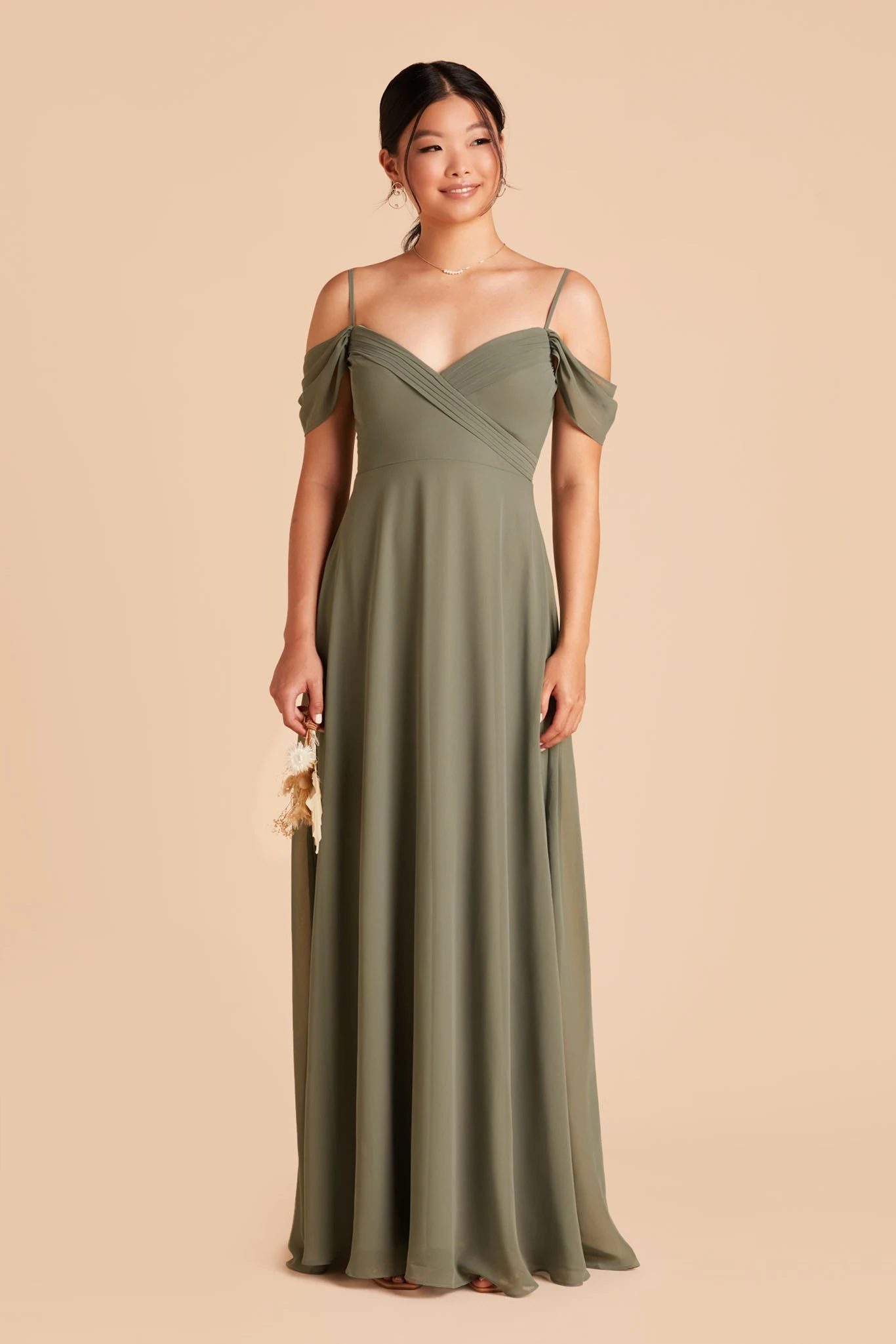Spence Convertible Dress - Moss Green 3 Spence Convertible Dress - Moss Green