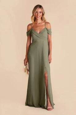 Spence Convertible Dress - Moss Green 26 Spence Convertible Dress - Moss Green -Wedding Dress Store moss green spence convertible slit bridesmaid dress 03