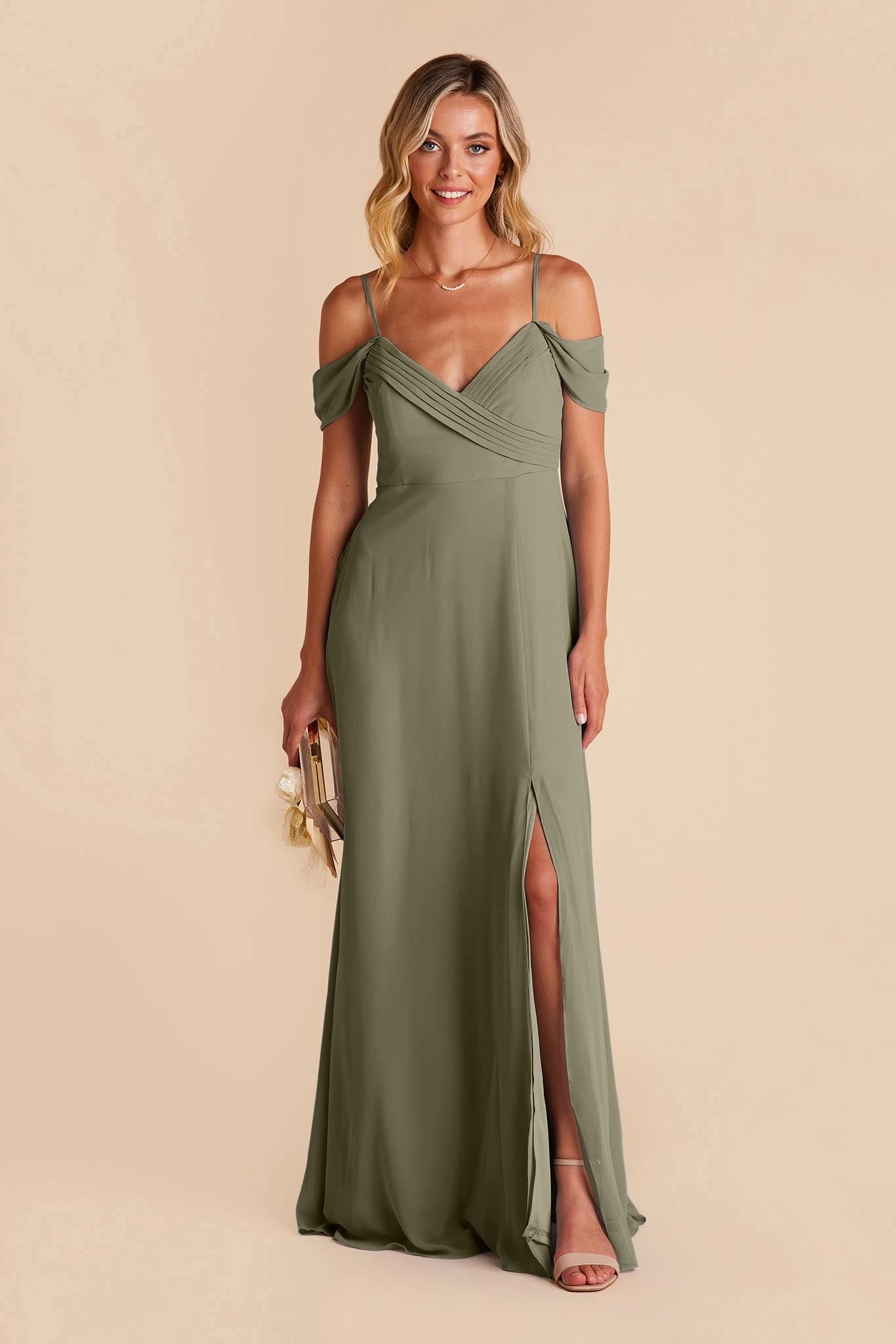 Spence Convertible Dress - Moss Green 8 Spence Convertible Dress - Moss Green - Image 6