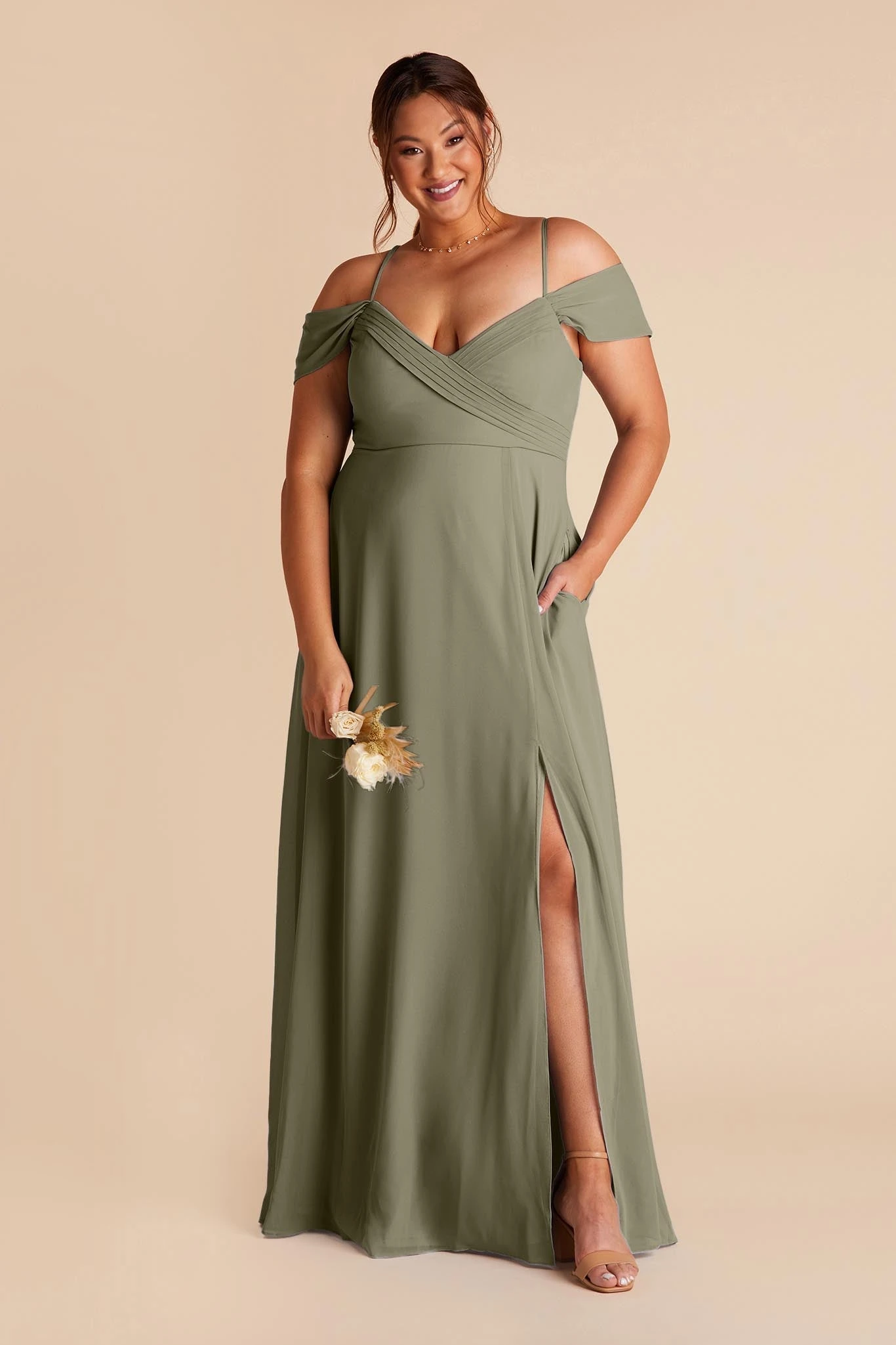 Spence Convertible Dress - Moss Green 18 Spence Convertible Dress - Moss Green - Image 16
