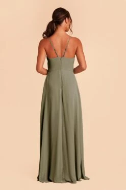 Theresa Chiffon Dress - Moss Green 14 Theresa Chiffon Dress - Moss Green -Wedding Dress Store moss green theresa convertible slit bridesmaid dress 05