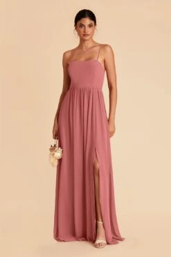 August Convertible Dress - Mulberry -Wedding Dress Store mulberry august convertible slit bridesmaid dress 03