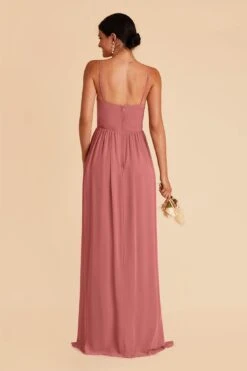 August Convertible Dress - Mulberry -Wedding Dress Store mulberry august convertible slit bridesmaid dress 04