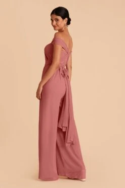 Gigi Convertible Jumpsuit - Mulberry -Wedding Dress Store mulberry gigi convertible bridesmaid jumpsuit 04