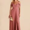 Spence Convertible Dress - Mulberry 2 Spence Convertible Dress - Mulberry -Wedding Dress Store mulberry spence convertible slit bridesmaid dress 02