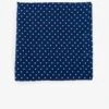 Didi Pocket Square - Navy Dot -Wedding Dress Store navy dot didi pocket square groomsmen accessories 01