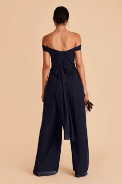 Gigi Convertible Jumpsuit - Navy 15 Gigi Convertible Jumpsuit - Navy -Wedding Dress Store navy gigi convertible bridesmaid jumpsuit 03