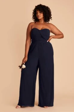 Gigi Convertible Jumpsuit - Navy 16 Gigi Convertible Jumpsuit - Navy -Wedding Dress Store navy gigi convertible plus size bridesmaid jumpsuit 02 e499aeb1 70ca 4d50 a9eb 6109de39aed7
