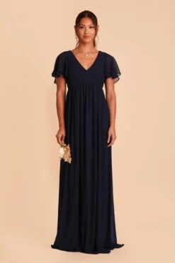 Hannah Empire Dress - Navy 15 Hannah Empire Dress - Navy -Wedding Dress Store navy hannah bridesmaid dress 02