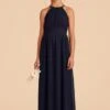 Sienna Junior Dress - Navy -Wedding Dress Store navy sienna junior bridesmaid dress 01