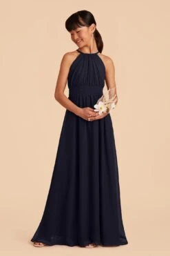 Sienna Junior Dress - Navy -Wedding Dress Store navy sienna junior bridesmaid dress 03