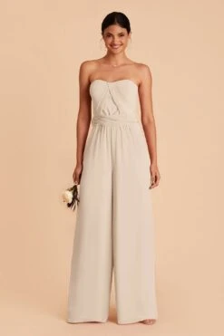 Gigi Convertible Jumpsuit - Neutral Champagne 14 Gigi Convertible Jumpsuit - Neutral Champagne -Wedding Dress Store neutral champagne gigi convertible bridesmaid jumpsuit 02