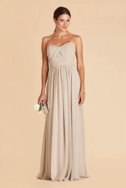 Grace Convertible Dress - Neutral Champagne -Wedding Dress Store neutral champagne grace convertible bridesmaid dress 02
