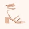 Rocky Chunky Heel - Nude Blush 1 Rocky Chunky Heel - Nude Blush -Wedding Dress Store nude blush rocky heel bridesmaid shoes 01